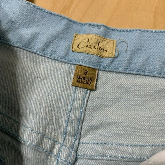 Caslon blue capri jeans Sz 8 Denim - Picture 3 of 5
